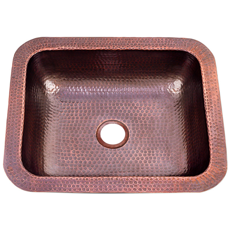 Nantucket Sinks 17'' L Single Bowl Copper Kitchen Sink Wayfair